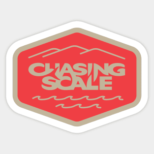 Chasing Scale Fishing Brand Sticker